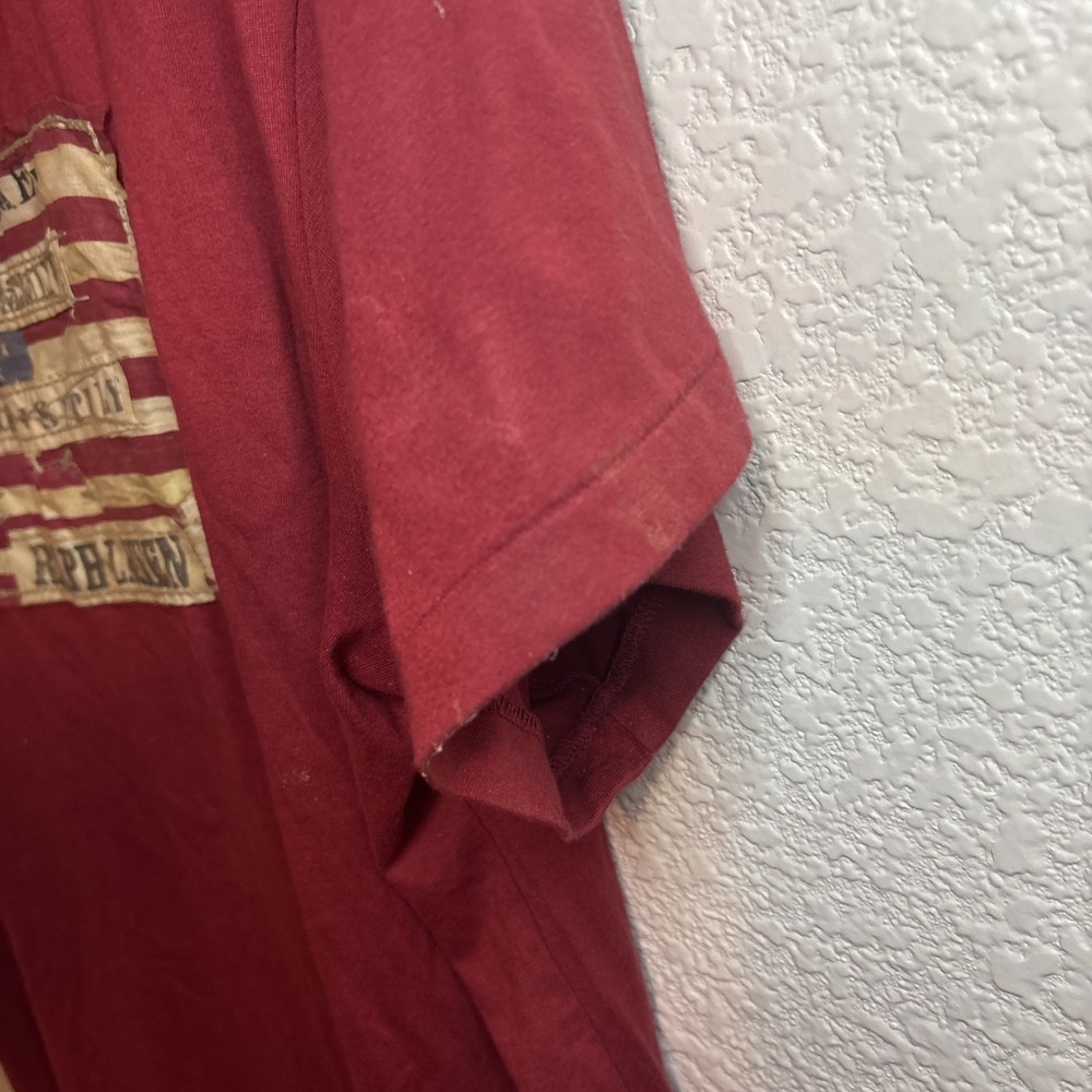 Denim Supply Ralph Lauren Distressed American Flag T-Shirt XL Single‎ Stitch - Picture 11 of 16